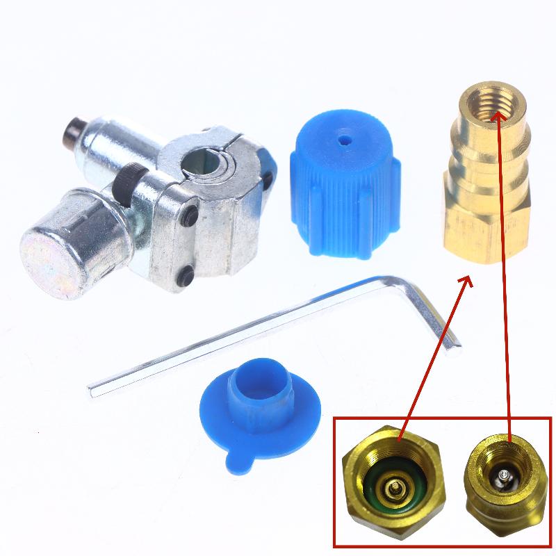 New 1/2 Sets Zinc Alloy Piercing Tap For Refrigerant GPV31 BPV-31 Cap Valve Kit Accessories BPV31 BPV31D With Dust Cap