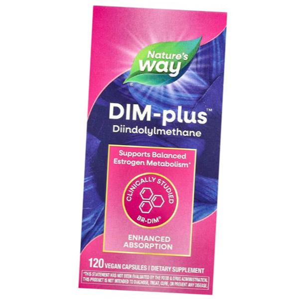 

Комплекс для обміну естрогенів, DIM-plus, Nature s Way 60вегкапс (72344002) 120vcaps
