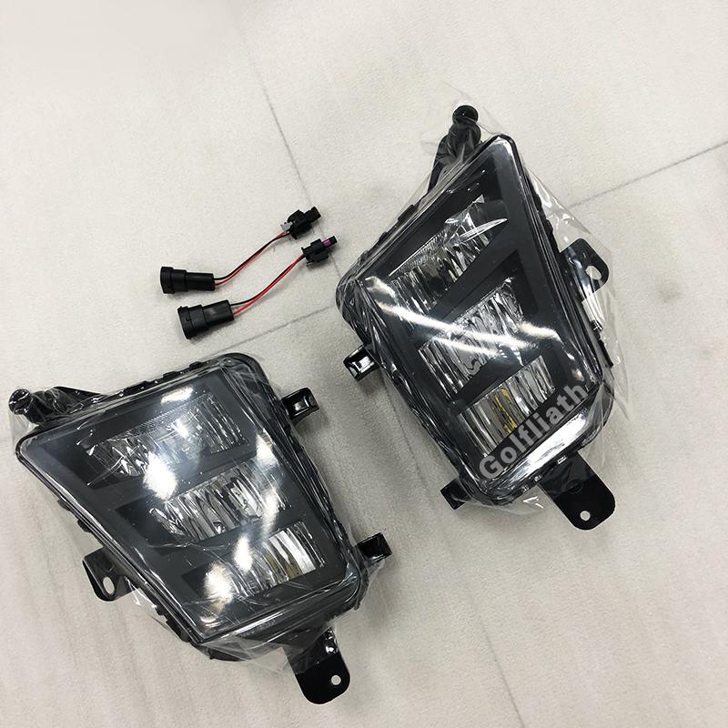 LED Car Styling DRL Fog Light Front Bumper Lamp For VW Golf 7.5 MK7.5 GTI 2018- Auto Lighting System