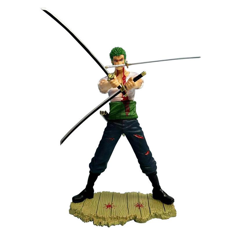 

ONE PIECE versus Sauron figure, the first appearance of Sauron, the surrounding statues of the animation King of Navigation, the straw hat group Luffy