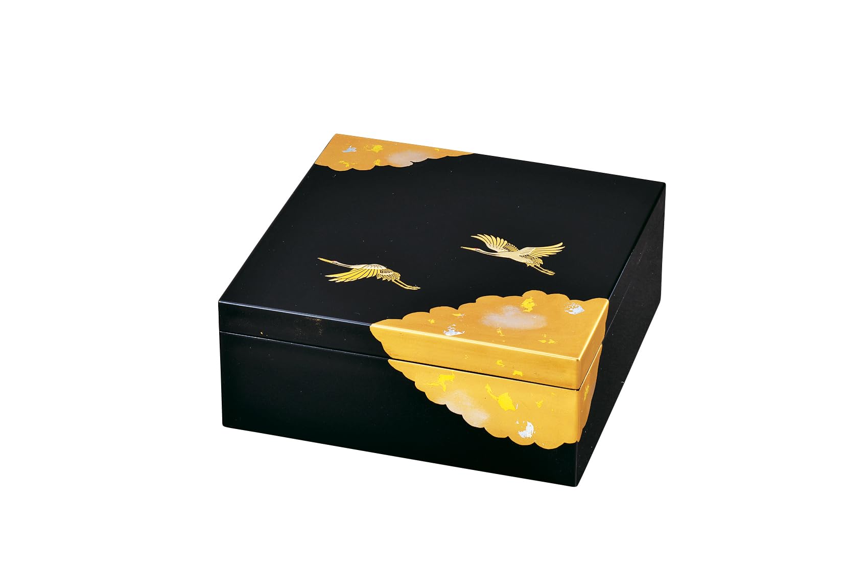 

Компания Nakatani Brothers Одноярусный черный кувшин с золотой и серебряной росписью Shokaku «Лаковая посуда Яманака» 5.0 Дизайн маки-э, (Кран) Дизайн, 37-4508 чёрный