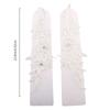 Lace Crystal Women’s Wedding Gloves Fingerless Elbow Bridal Floral Ivory Long Accessory for Bride