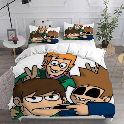 3D Print Eddsworld Bedding Set Single/Twin/Full/Queen/King Size Adult Bedroom Duvetcover Sets Anime Gift