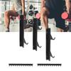 Pull Down Bar Storage Rack Wall Mounted Home Gym Storage   for Workout Equipment