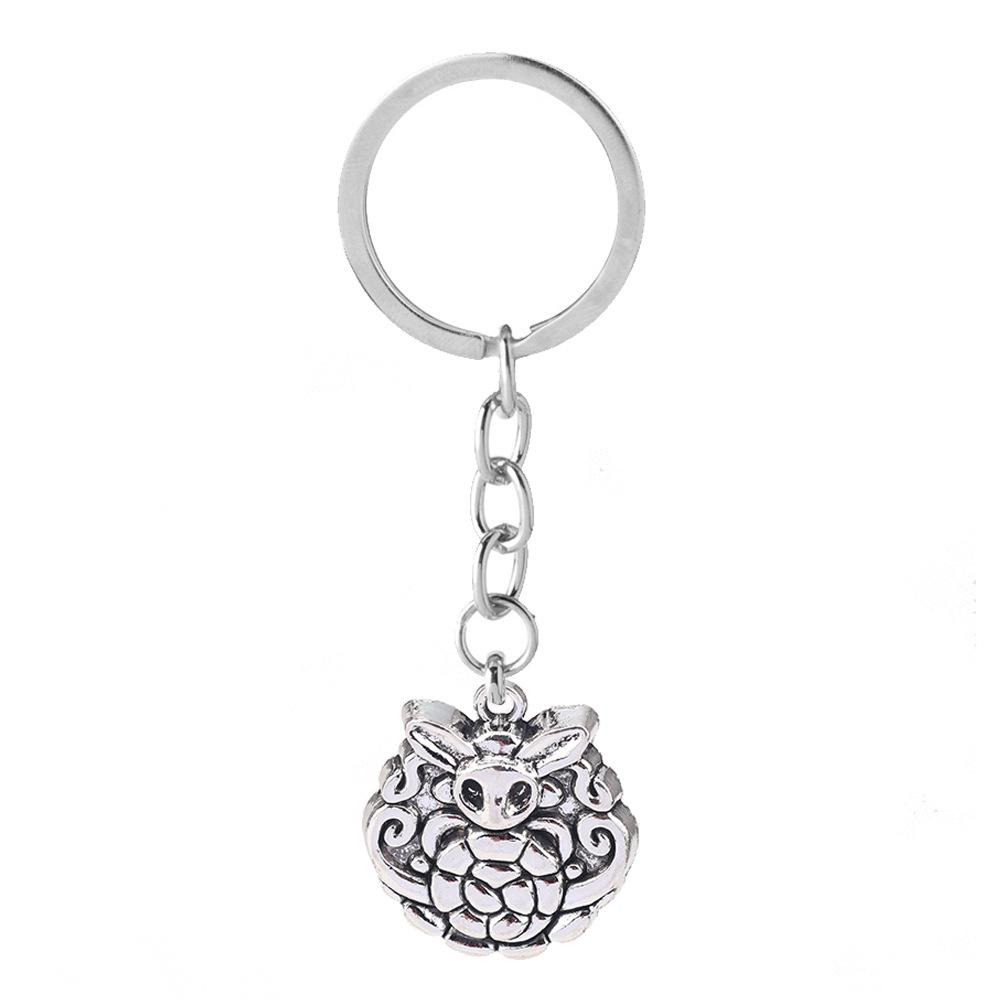 Personalized Hollow Knight Charm Collarbone Chain - Retro Metal with Drip Oil Finish