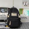 Schoolbag Casual Versatile School Bag College Students Junior High School Students Large Capacity Simple Backpack Computer Backpack Men's and Women's 