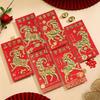 Year of the Goat Lucky Red Envelopes 6Pcs Premium Matte Paper Hongbao for Spring Festival Holiday Gift Giving Events