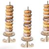 Wooden Donut Display Stand Rack Diy Wall Doughnut Dessert Rack Birthday Decor
