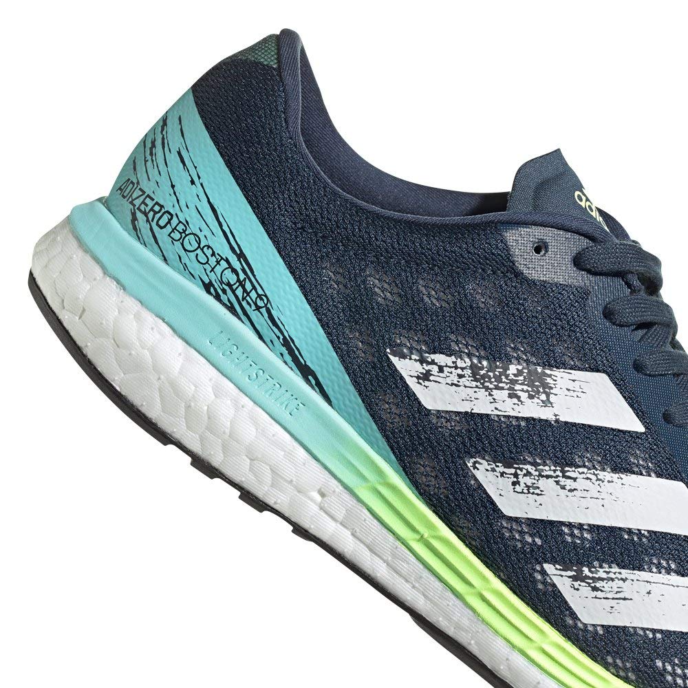 Running Shoes Adizero Boston 9 Crew Aqua Cm [Adidas] Women's Navy/Crystal White/Clear (H68743) 22.5