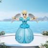 Dancing Princess Light Music Robot Projection Lighting Auto-Unfolding Dress Electric Toy Children Accessories
