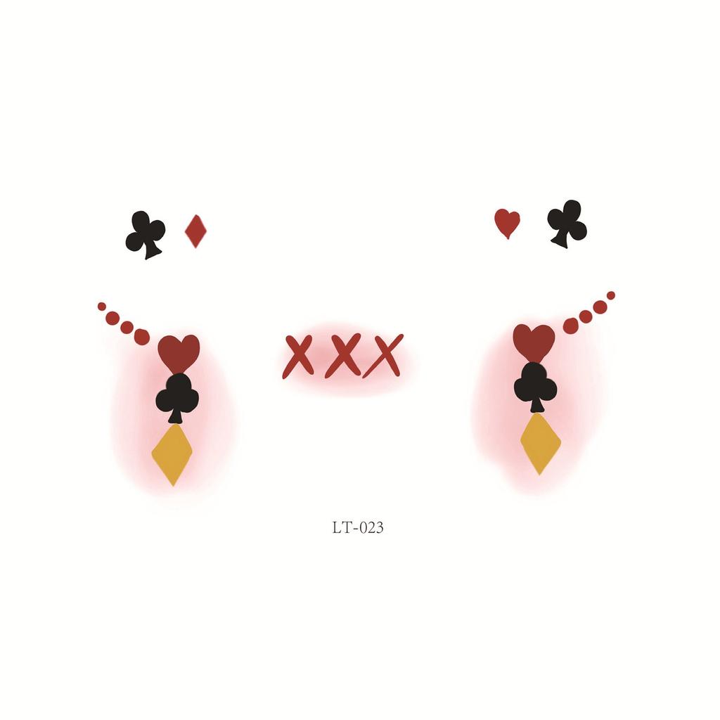 Halloween Gesicht Augen Aufkleber Eye Liner Lidschatten Temporäre Aufkleber Aufkleber Für Frauen Mädchen Halloween Kostüm Cosplay Bekleidung Zubehör Party