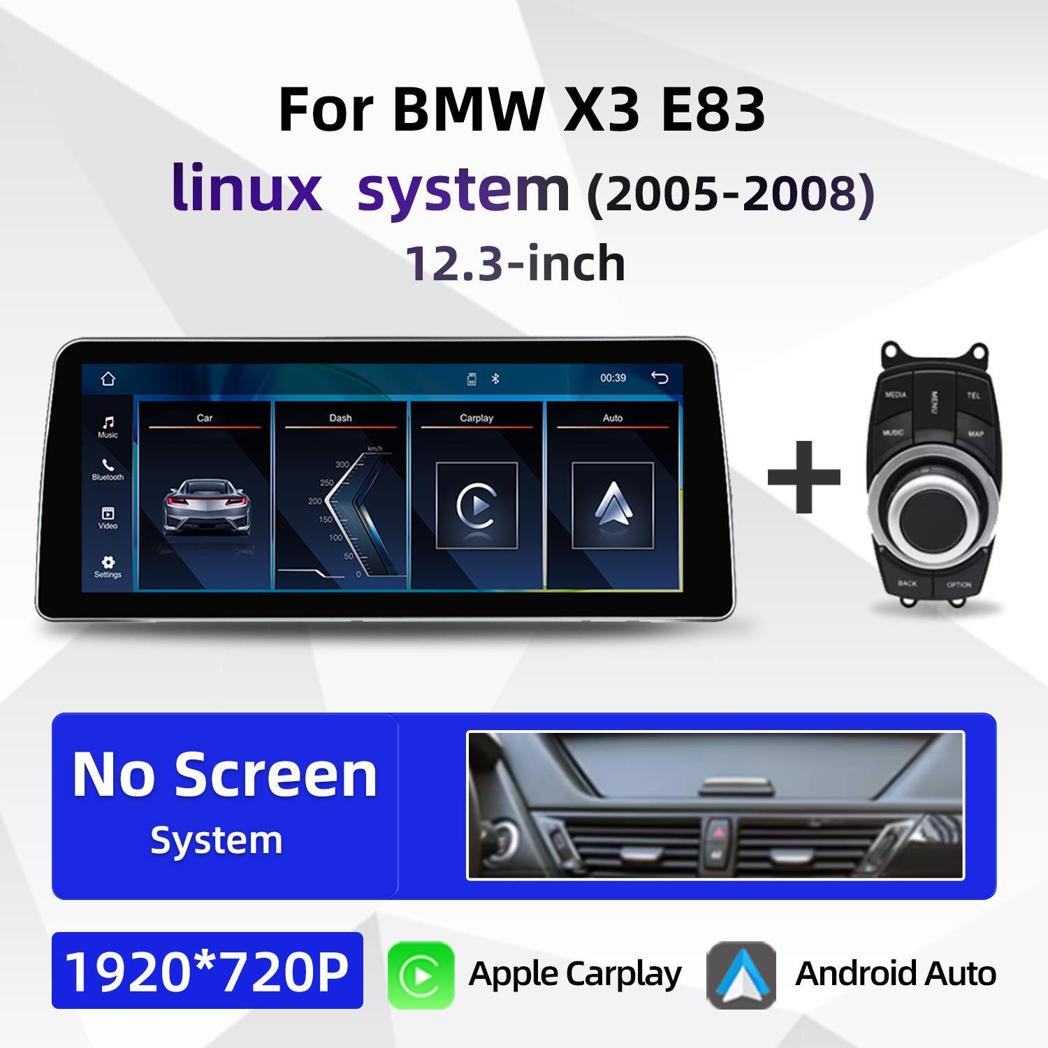 BMW 3 серии E83 Центральная консоль Большой экран Система GPS-навигации 10.25 inches