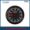 ELING 52mm 2" Clock Meter Gauge 12-hour Format with Red Backlight 12V/24V for Boat Car Truck Waterproof Auto Accessories