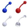 12 Stücke Flexible Nabel Bar Langhantel Ringe Gemischt Bauchnabel Piercing Körperschmuck