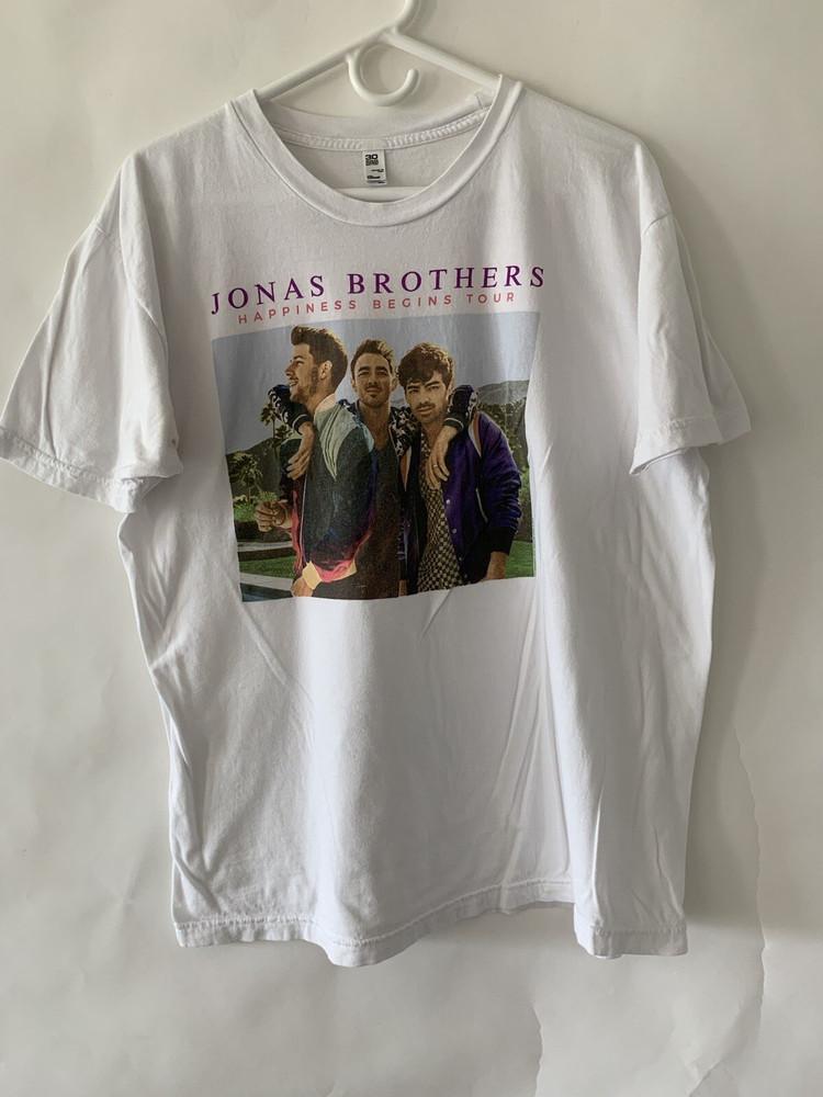 

Jonas Brothers Happiness Begins 2019 Tour Tshirt Fan shirt Reprint PA6918 Unisex T-Shirt XXXXL