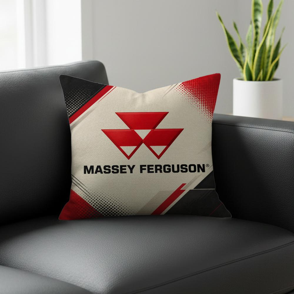 Brand Massey Ferguson Cushion Cover Natural Linen Pillowcase Set AllinOne Decor for Sofa Bedroom Chair