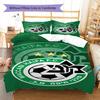 Haifa FC Pattern Bedding Set Quilt Cover Pillowcase Home Decor Gift (1 * duvet cover + 2 * pillowcase, without core)