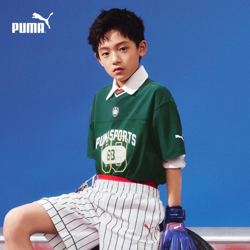 PUMA Kids  Boys  2026 Summer Short-Sleeve T-shirt 140cm