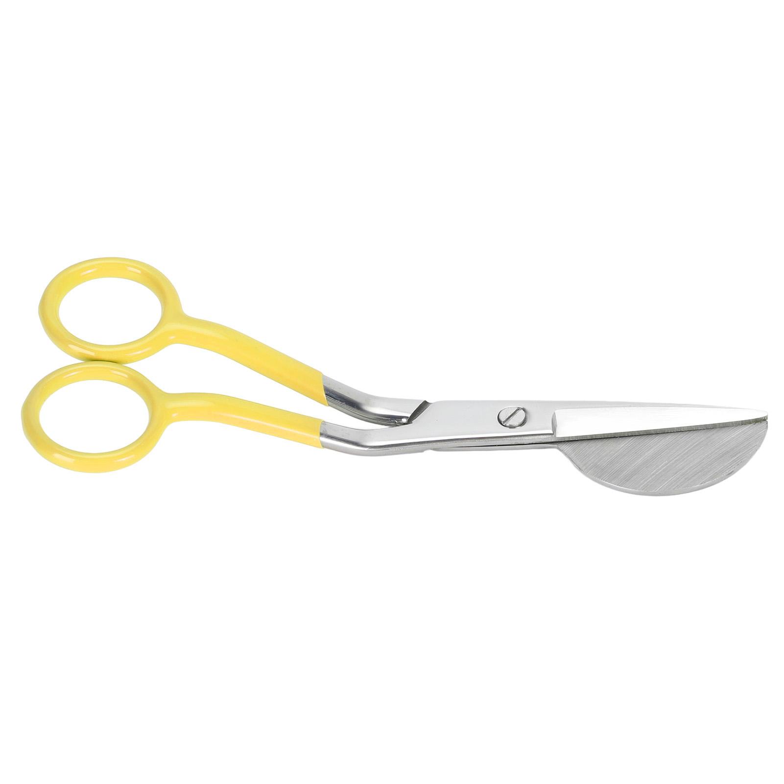 6 Inch Eendenbek Schaar Roestvrijstalen Bladen Eendenbek Applicatie Schaar Ergonomisch Naaien geel