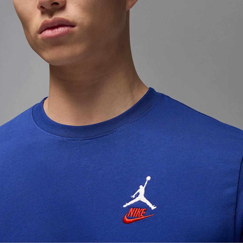 Jordan Rare Air Simple Comfortable Fashion Short Sleeve T-Shirt Men Tops Deep-Royal Sail IB7526-485