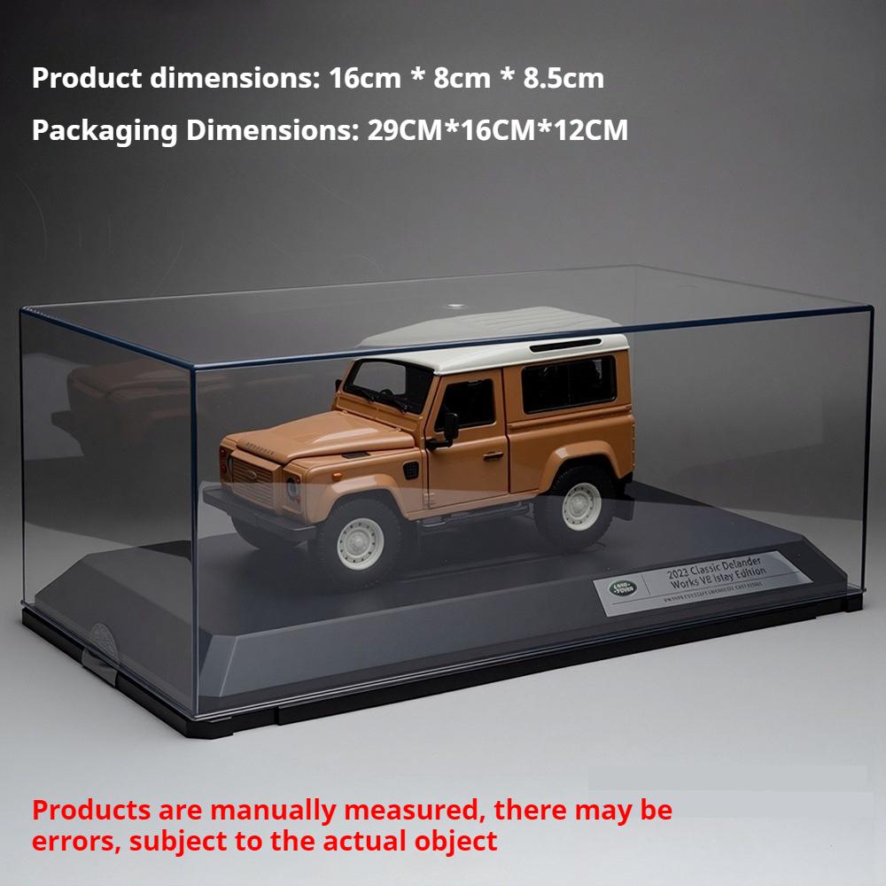 

1:24 Land Rover Defender Car Model Toy Metal Body Shock Absorption Cross-Country Vehicle Models Exquisite Gifts for Boys жовтий