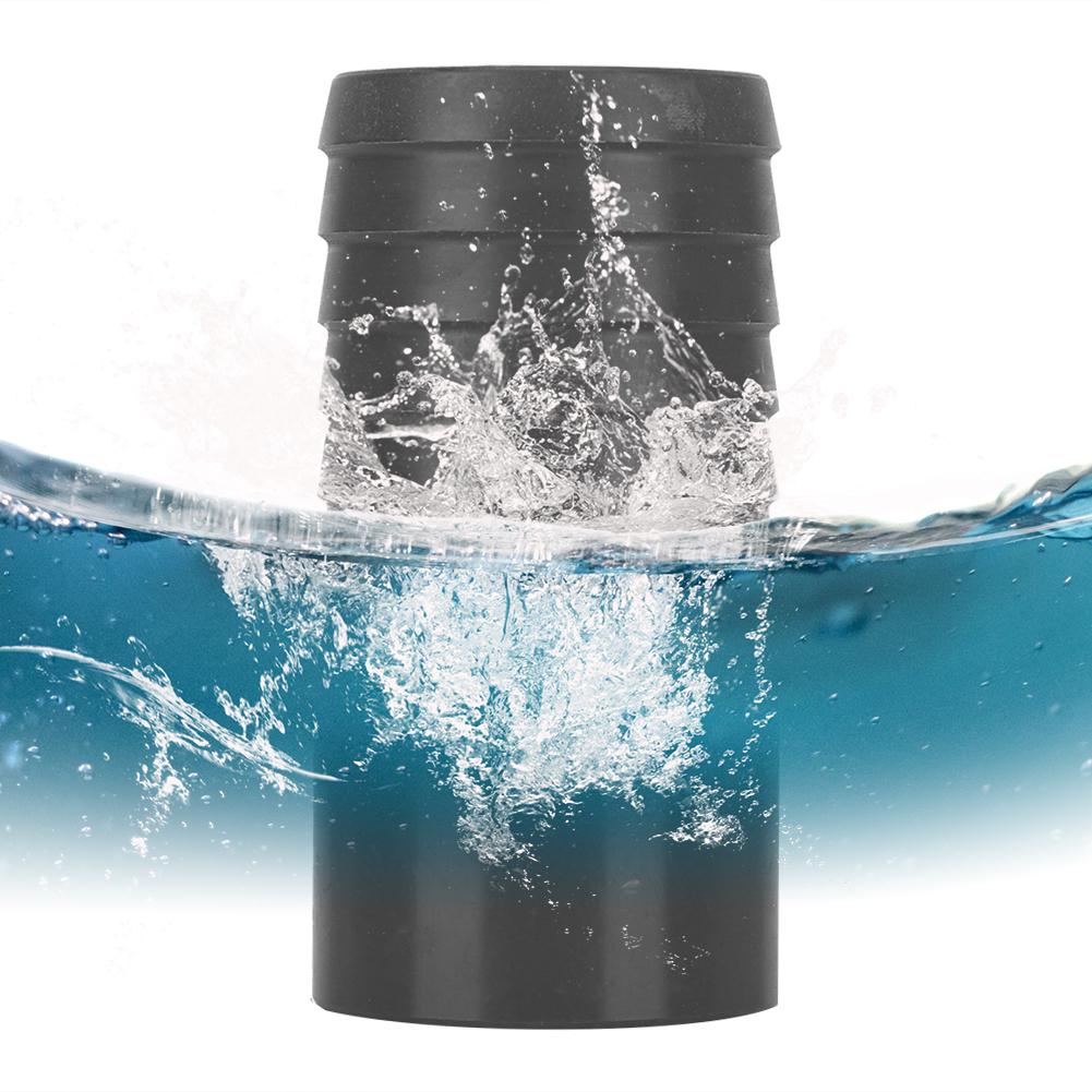 PVC Eco‑Friendly Water Pipe Connector Safe Hard Tube To Hose Easy Connection Adapter(Gray