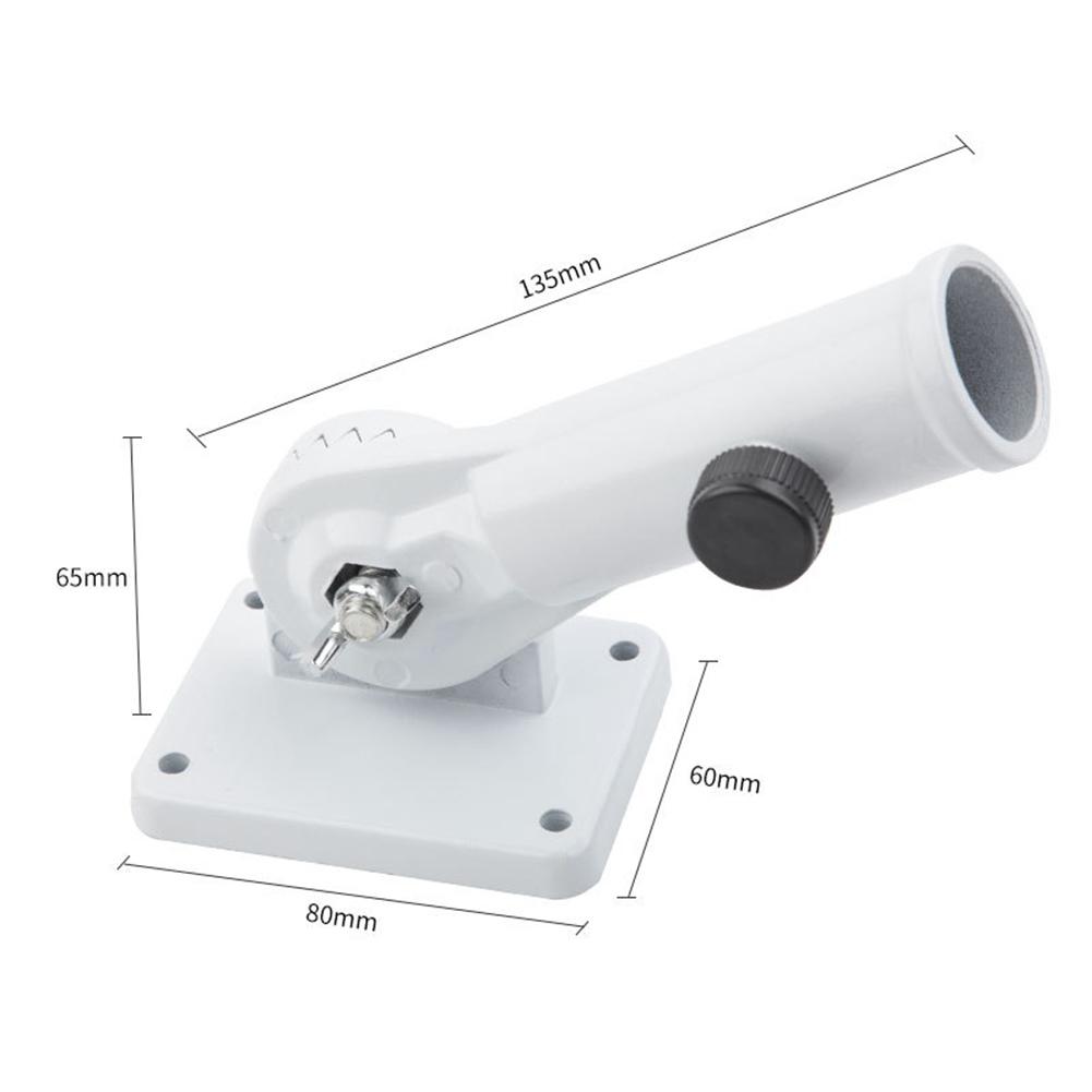 Portable Adhesive Flag Bracket Wall Mount Holder Adjustable Aluminum Alloy Wall Mounting Flag Holder Angle Flag Base