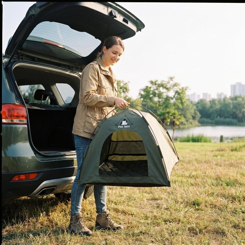 Breathable Feral Cat Shelter Comfortable Pet Nest Tent Universal Folding Cat House Four Seasons