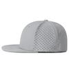 ZHENYUEQI Solid Color Elastic Flat Brim Hip-Hop Cap