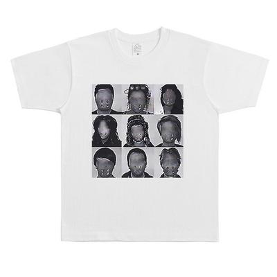 Rapper Ken Carson A Great Chaos Fahndungsfoto T-Shirt Rap Playboi Carti Opium Merchandise T-Shirts Unisex Hip Hop Vintage Übergroße T-Shirts