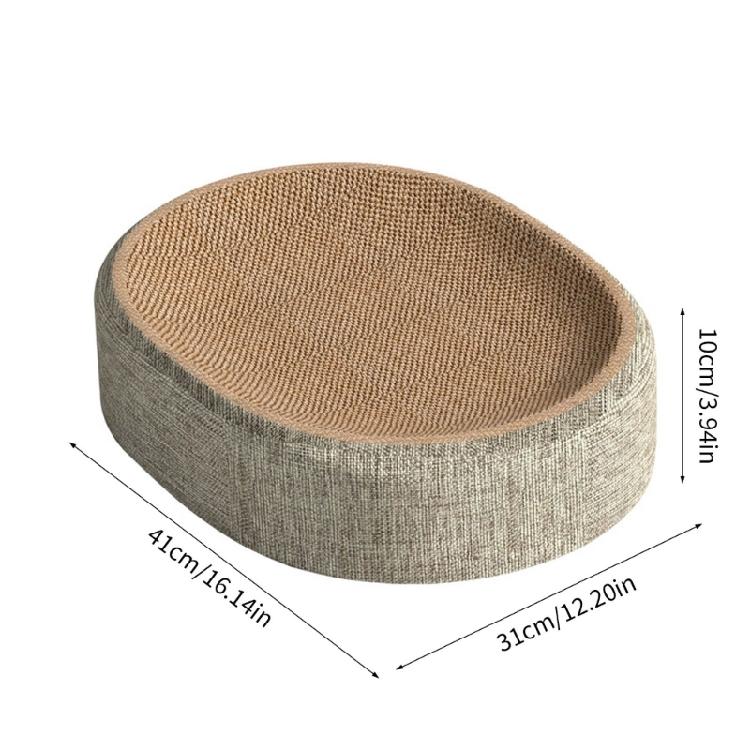 Tiragraffi a Forma Concava Supporto Ergonomico Tiragraffi Letto per Diverse Posizioni di Sonno Migliorando il Comfort dei Gatti
