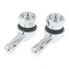 2Pcs Cnc Motorcycle 90 Degree Angle Wheel Tire Stem Tubeless Valve Aluminum