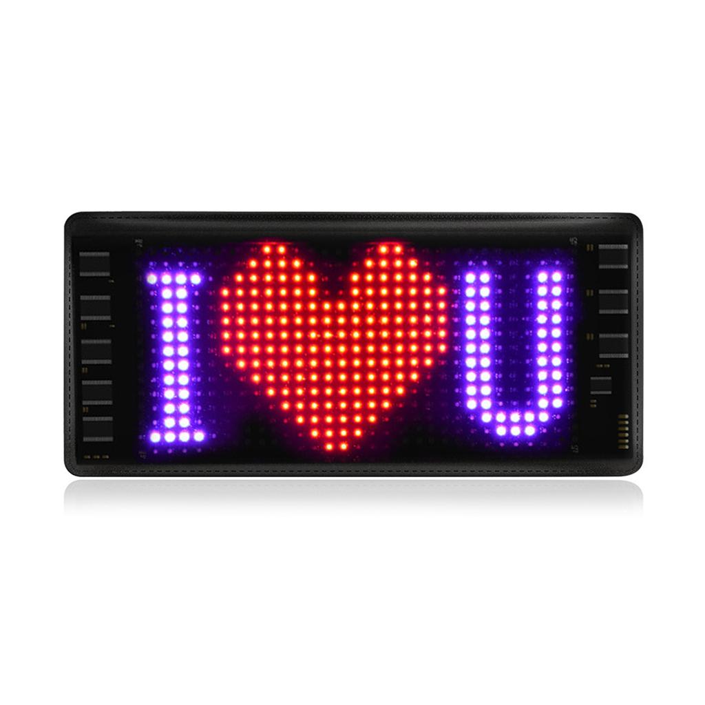 Vibrant LED Emoticon Display for Expression Advertising Panel Flexible Graffiti Scrolling Animation Display BluetoothAPP