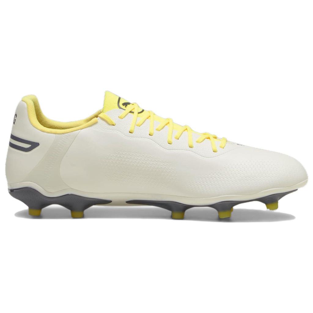 Puma King Pro FG AG Voltage Pack Men Sneakers Cream Alpine-Snow Asphalt 107566-03