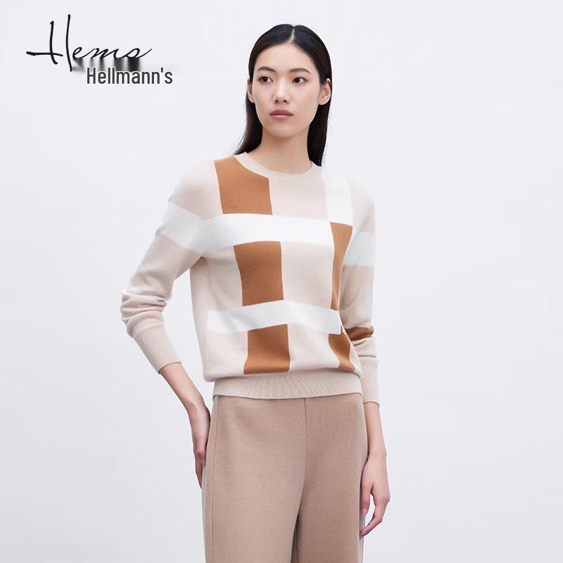 

Мужской женский кашемировый свитер в стиле колорблок Haier 230J4D71 3XL