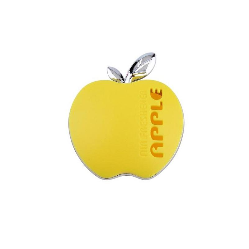 

Автомобильный парфюм-ароматизатор в форме яблока для дезодорации салона автомобиля жёлтый