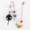 European & American Style Crystal Agate White Cone Pendant 