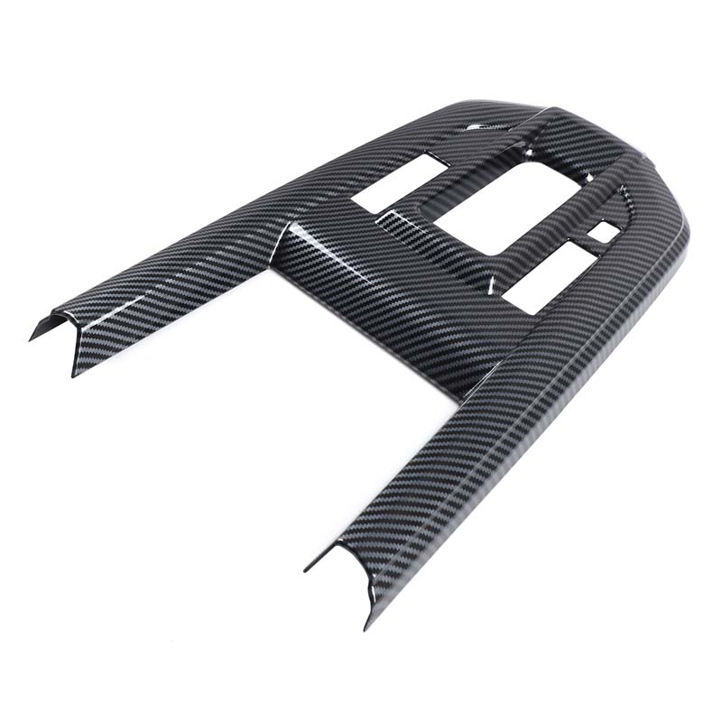ABS Plastic Carbon Fiber Car central control transmission panel frame Suitable for Isuzu D MAX D-MAX -2024 accessories Carbon fiber pattern