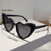 Vintage Heart Shaped Sunglasses with Rhinestones Women  New Original Sweet Sun Glasses Trendy Brand Decorative Shades