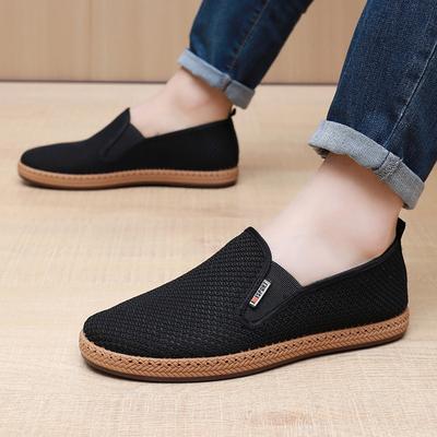 2025 New Fashion Casual Shoes Comfortable Women Breathable Antiskid Sneakers Men Mesh Flat Shoes