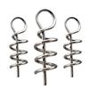 100Pcs Fishing Hook Stainless Steel Spring Fishing Tackle Fishing Lock Accessory
