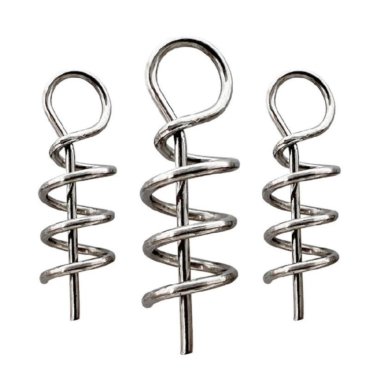 100Pcs Fishing Hook Stainless Steel Spring Fishing Tackle Fishing Lock Accessory