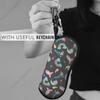 Unicorn Rainbow Cute Sunglass Case Soft Eyewear Accessories for Women Girl Outdoor Travel Glasses Case One Size Print