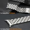 Correa de Acero Inoxidable Sin Espacios para Samsung Galaxy Watch 44 40mm para Galaxy 8 Classic 46mm Correa Metálica de Lujo para Galaxy Ultra 2025