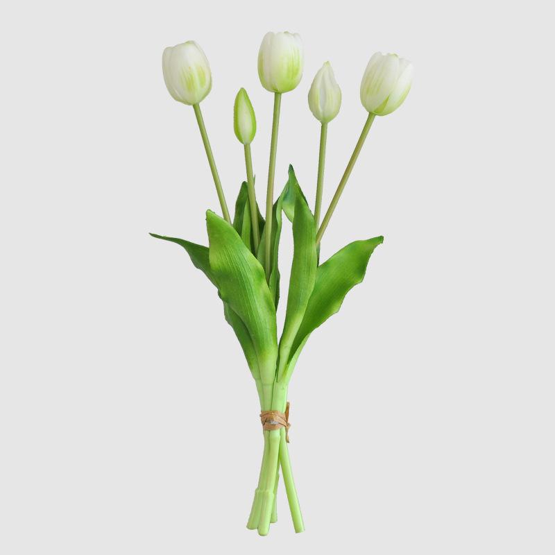 Artificial Flower Tulip High Quality Artificial Flowers Home Room Decor Wedding Mother Valentine Floral Ornaments Holding Flower