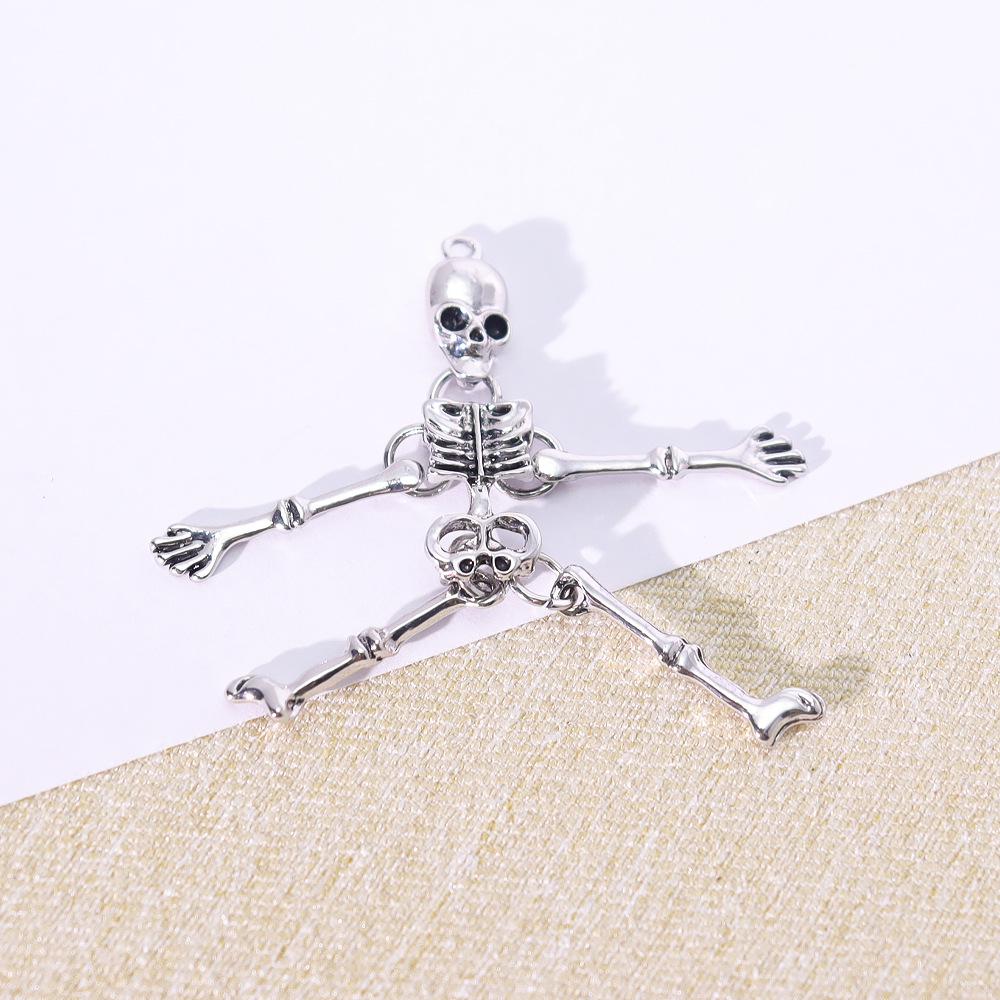 European-American Retro Skull Pendant - Halloween Jewelry Accessory