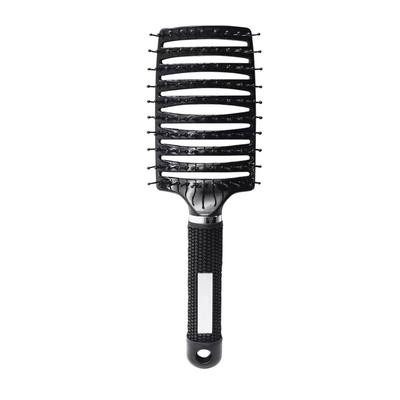 Row Vented Hairbrush with Ball Tipped Brush Curved Vented Detangling Massage Styling Hair Comb for