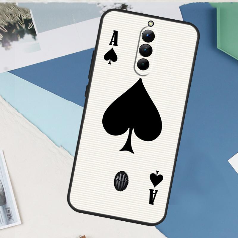 Ace of Spades Case For ZTE Nubia Red Magic 10S 11 10 9 8 8S 9S Pro Plus 6 7 6S 7S Pro 5G 6R 10 Air Cover