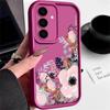 Flower Print Case For Samsung Galaxy S25 S24 S23 S22 Ultra S21 S24 FE A55 A54 A34 A15 A14 A35 A52 A53 A25 A16 5G Soft TPU Cover