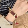 Watch Gold Angola Red Ladies Square Ladies Niche Light Luxury Retro Women'S Watch